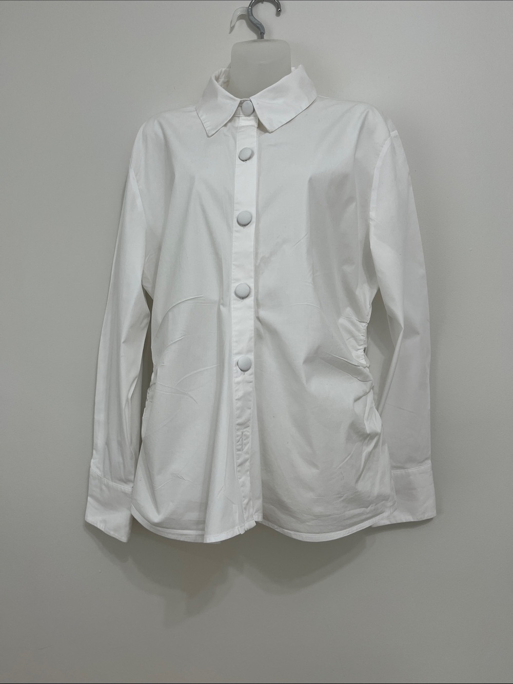 White long sleeve with stretch